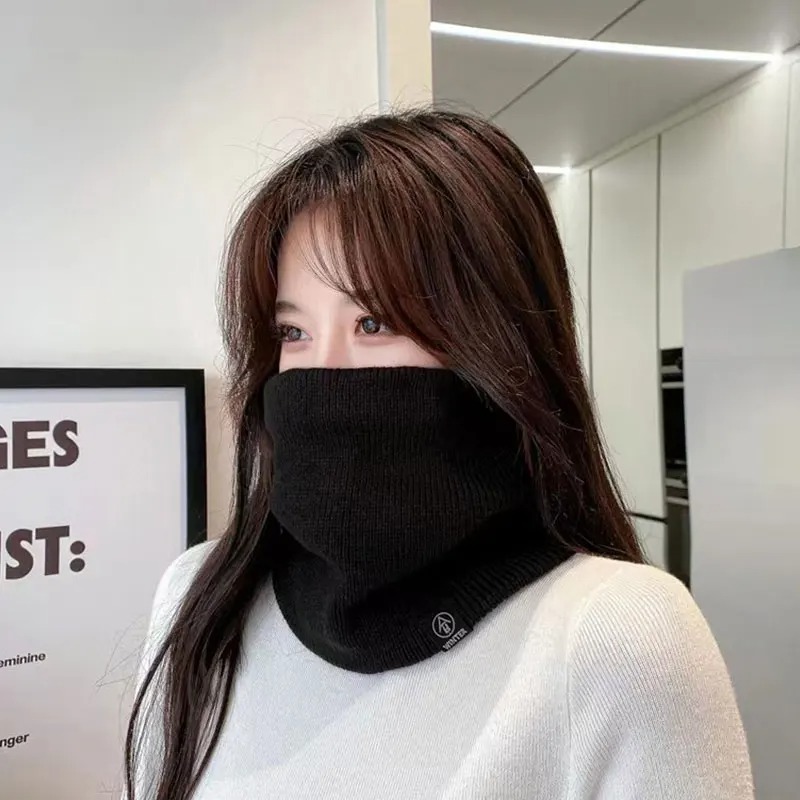 패션 여성 니트 스카프 솔리드 캐시미어 느낌 겨울 라이 - Muffler Men Wool 리뷰 및 가격