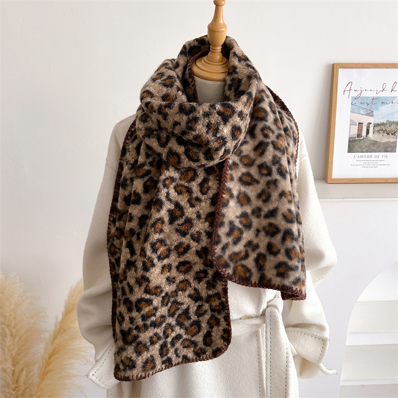 가을 겨울 레오파드 스카프 여성 럭셔리 방풍 따뜻한 시 - Pashmina Wrap Large 리뷰 및 가격