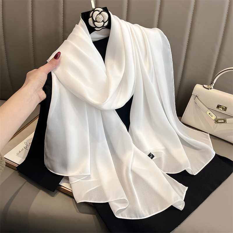 2024 럭셔리 브랜드 봄 대형 긴 파시미나 여성 스카 - Scarf Silk Square 리뷰 및 가격