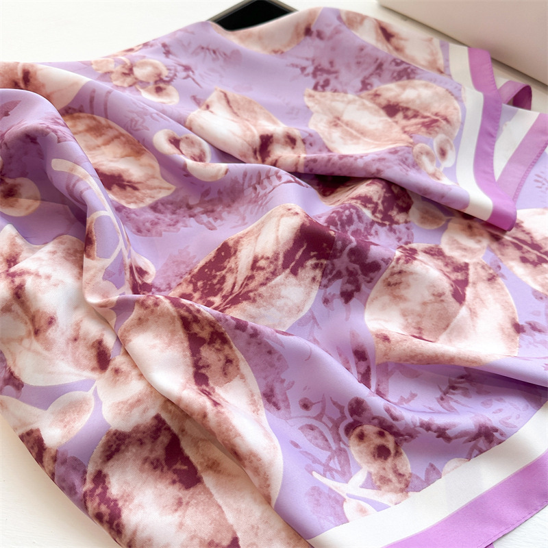 레트로 프린트 대형 스퀘어 스카프, 용수철 가을 스카프 - Scarf Silk Square 리뷰 및 가격